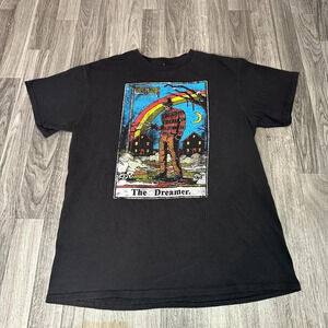 A Nightmare on Elm Street Freddy Krueger Horror Dreams Tarot Card Shirt Size M